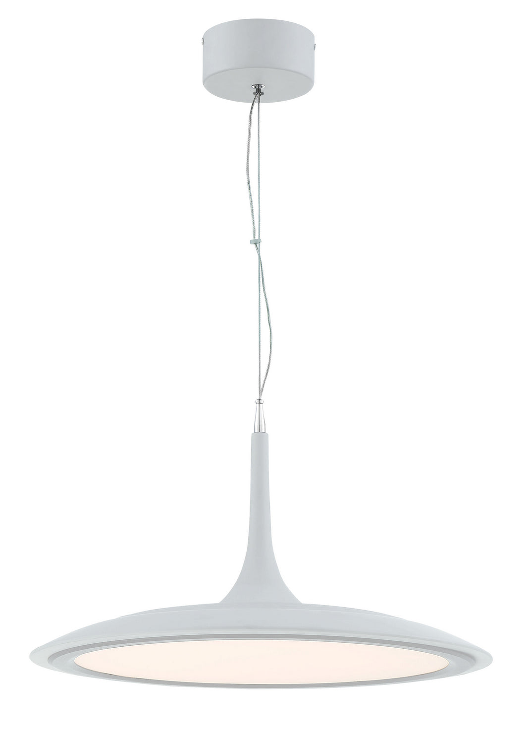 George Kovacs - P1781-044B-L - LED Pendant - Hover - Matte White