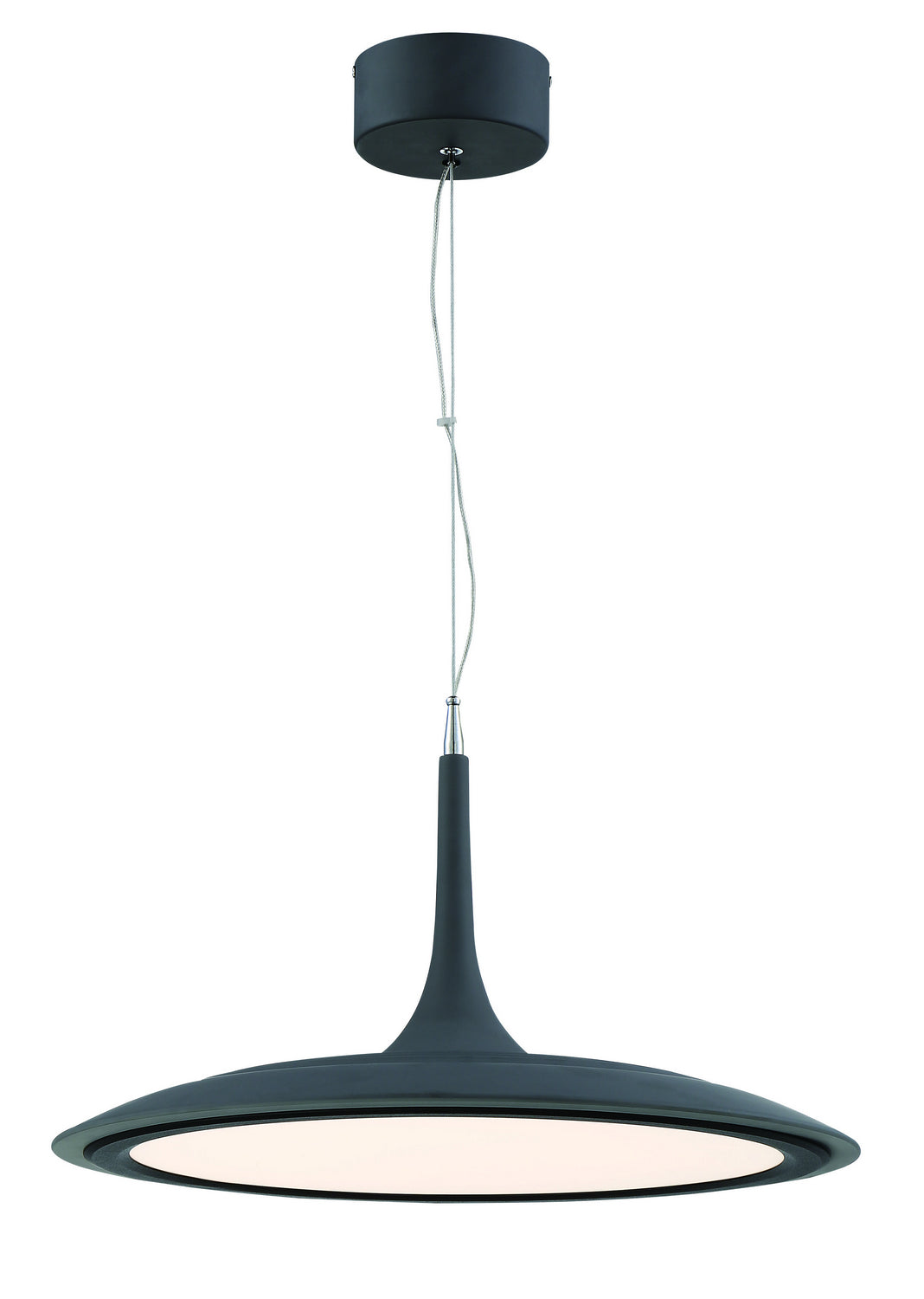 George Kovacs - P1781-719-L - LED Pendant - Hover - Dark Grey