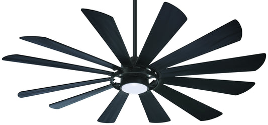 Minka Aire - F870L-TCL - 65" Ceiling Fan - Windmolen - Textured Coal