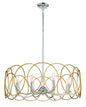 Minka-Lavery - 4028-679 - Eight Light Pendant - Chassell - Painted Honey Gold With Polish