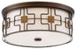 Minka-Lavery - 846-104-L - LED Flush Mount - Dark Brushed Bronze W/Aged Bra