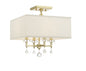 Crystorama - 8105-AG_CEILING - Four Light Semi Flush Mount - Paxton - Aged Brass