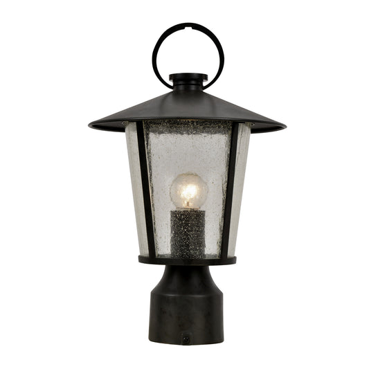 Crystorama - AND-9207-SD-MK - One Light Outdoor Post Mount - Andover - Matte Black