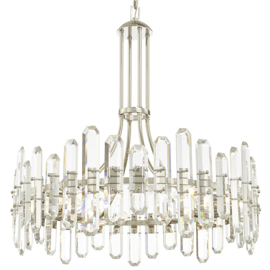 Crystorama - BOL-8889-PN - 12 Light Chandelier - Bolton - Polished Nickel