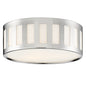 Crystorama - KEN-2203-PN - Three Light Flush Mount - Kendal - Polished Nickel