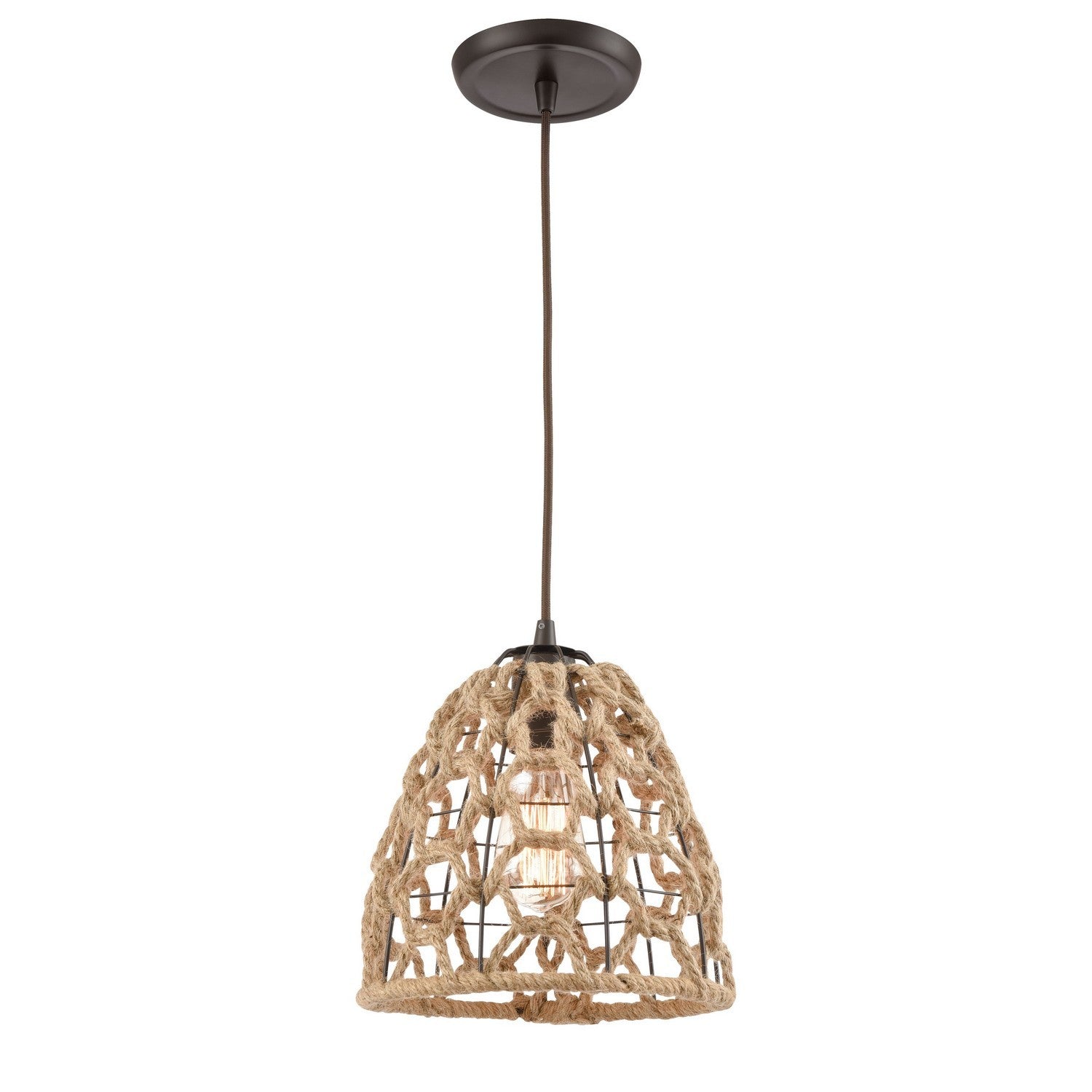 ELK Home - 10709/1 - One Light Mini Pendant - Coastal Inlet - Oil Rubbed Bronze