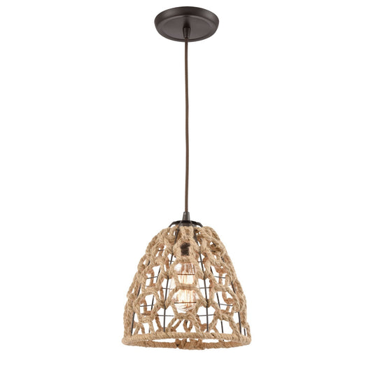 ELK Home - 10709/1 - One Light Mini Pendant - Coastal Inlet - Oil Rubbed Bronze