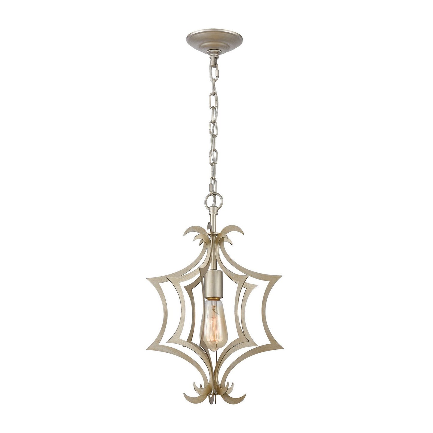 ELK Home - 12061/1 - One Light Mini Pendant - Delray - Aged Silver