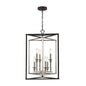 ELK Home - 12236/6 - Six Light Pendant - Salinger - Charcoal