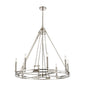 ELK Home - 16343/8 - Eight Light Chandelier - Bergamo - Polished Nickel