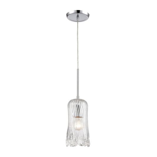 ELK Home - 21165/1 - One Light Mini Pendant - Hand Formed Glass - Polished Chrome