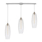 ELK Home - 21192/3L - Three Light Pendant - Liz - Satin Nickel
