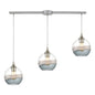 ELK Home - 25099/3L - Three Light Pendant - Sutter Creek - Satin Nickel