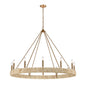 ELK Home - 32417/12 - 12 Light Chandelier - Abaca - Satin Brass