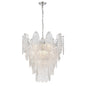ELK Home - 32445/9 - Nine Light Chandelier - Frozen Cascade - Polished Chrome