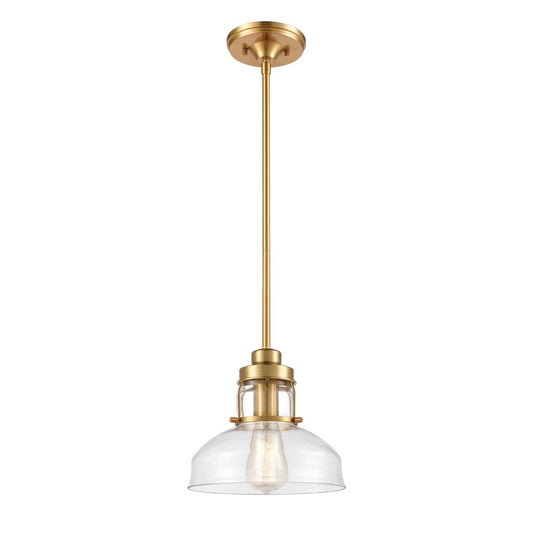 ELK Home - 46575/1 - One Light Mini Pendant - Manhattan Boutique - Brushed Brass