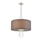 ELK Home - 46594/3 - Three Light Chandelier - Crystal Falls - Satin Nickel
