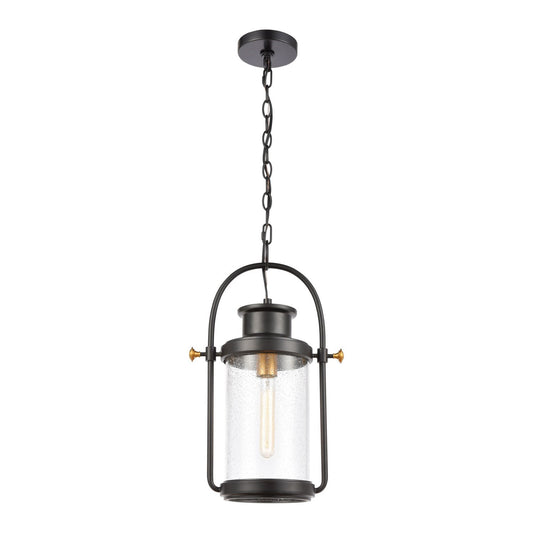 ELK Home - 46672/1 - One Light Outdoor Pendant - Wexford - Matte Black