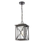 ELK Home - 46753/1 - One Light Outdoor Pendant - Carriage Light - Matte Black