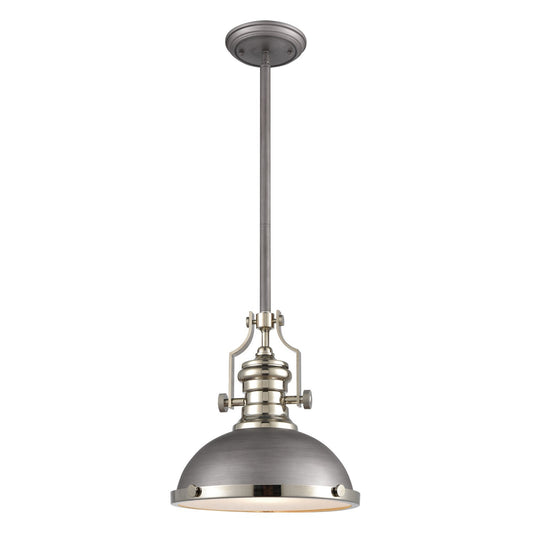 ELK Home - 67235-1 - One Light Pendant - Chadwick - Weathered Zinc