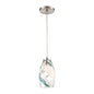 ELK Home - 85211/1 - One Light Mini Pendant - Turbulence - Satin Nickel