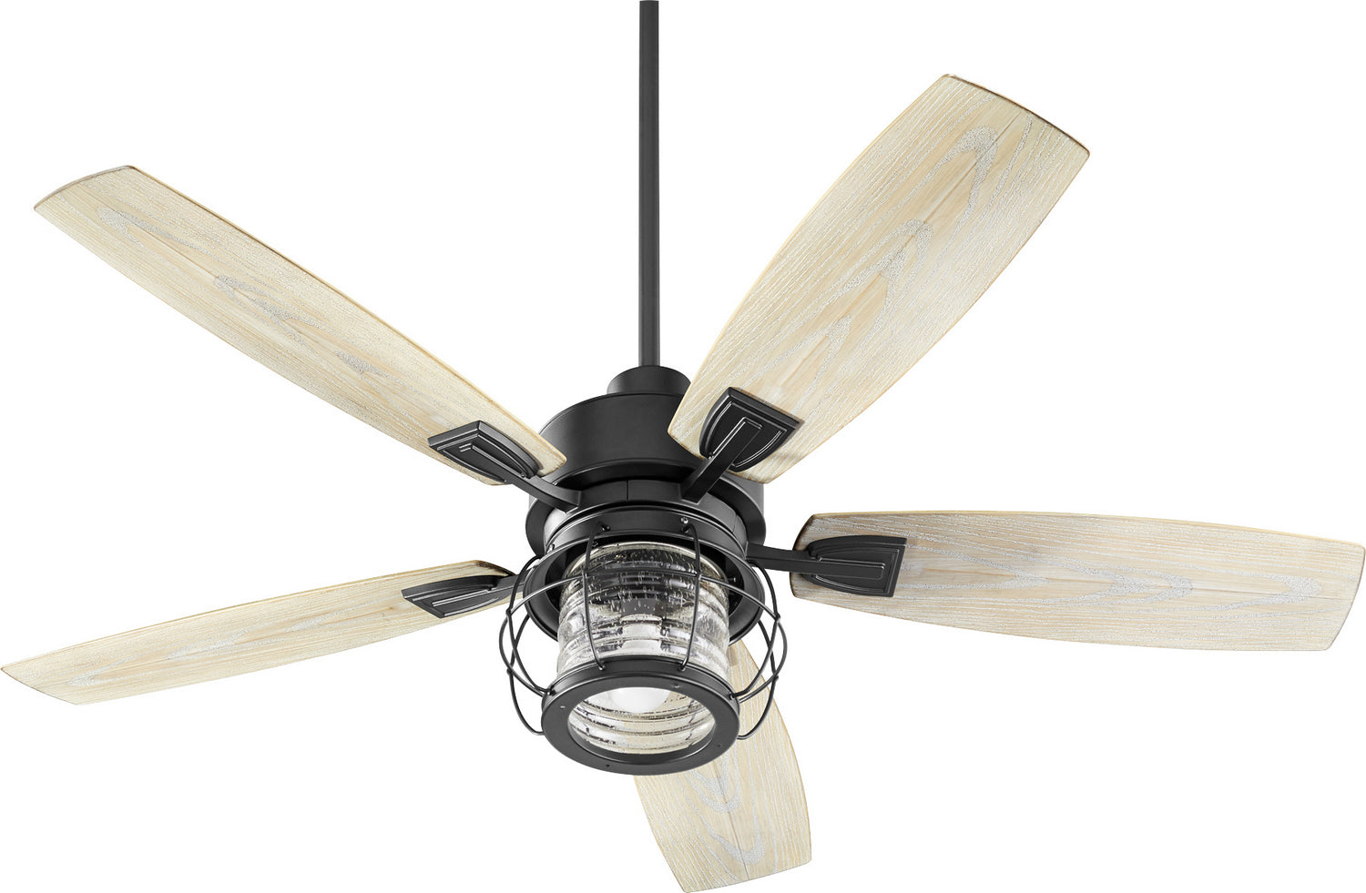 Quorum - 13525-69 - 52"Patio Fan - Galveston - Textured Black