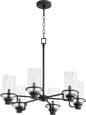 Quorum - 627-6-69 - Six Light Chandelier - Lazo - Textured Black