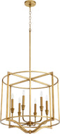 Quorum - 6414-6-74 - Six Light Nook - Marquee - Gold Leaf