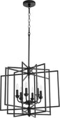 Quorum - 888-6-69 - Six Light Pendant - Hammond - Textured Black