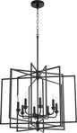 Quorum - 888-8-69 - Eight Light Pendant - Hammond - Textured Black