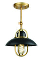 DVI Lighting - DVP31001GR+VBR - One Light Wall Sconce - Peggy'S Cove - Graphite And Venetian Brass