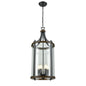 DVI Lighting - DVP4411GR/IW - Six Light Foyer Pendant - Niagara - Graphite And Ironwood On Metal