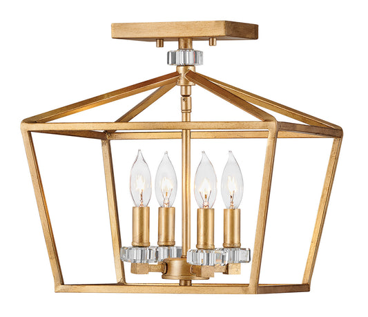 Hinkley - 3533DA - LED Chandelier - Stinson - Distressed Brass