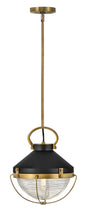 Hinkley - 4847HB - LED Pendant - Crew - Heritage Brass