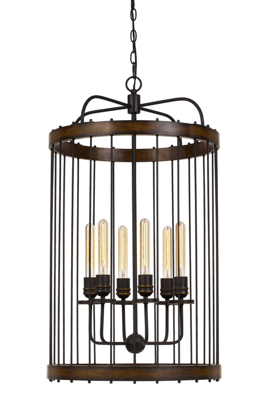 Cal Lighting - FX-3700-6 - Six Light Pendant - Cantania - Metal