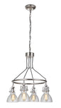 Craftmade - 51224-PLN - Four Light Chandelier - State House - Polished Nickel