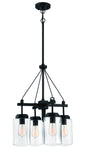 Craftmade - 52124-ESP - Four Light Outdoor Chandelier - Crosspoint - Espresso