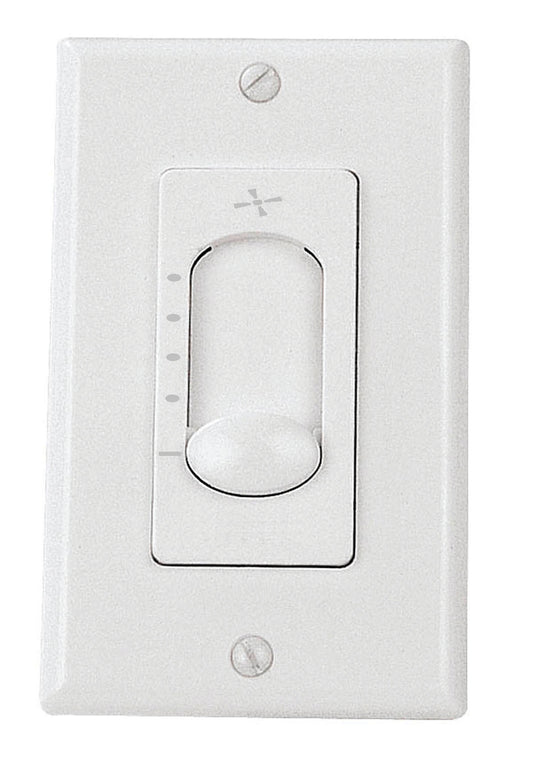 Craftmade - CM-6W - Wall Control - 4 Speed Fan Control - White