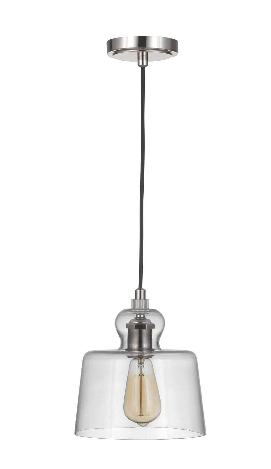 Craftmade - P834PLN1-C - One Light Mini Pendant - State House - Polished Nickel