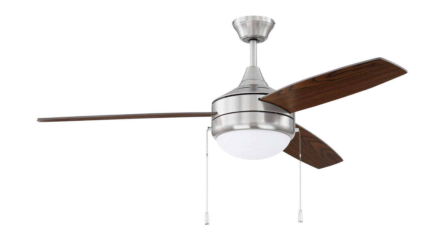 Craftmade - PHA52BNK3 - 52"Ceiling Fan - Phaze 3 - Brushed Polished Nickel