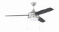 Craftmade - PHA52BNK3-BNGW - 52"Ceiling Fan - Phaze 3 - Brushed Polished Nickel