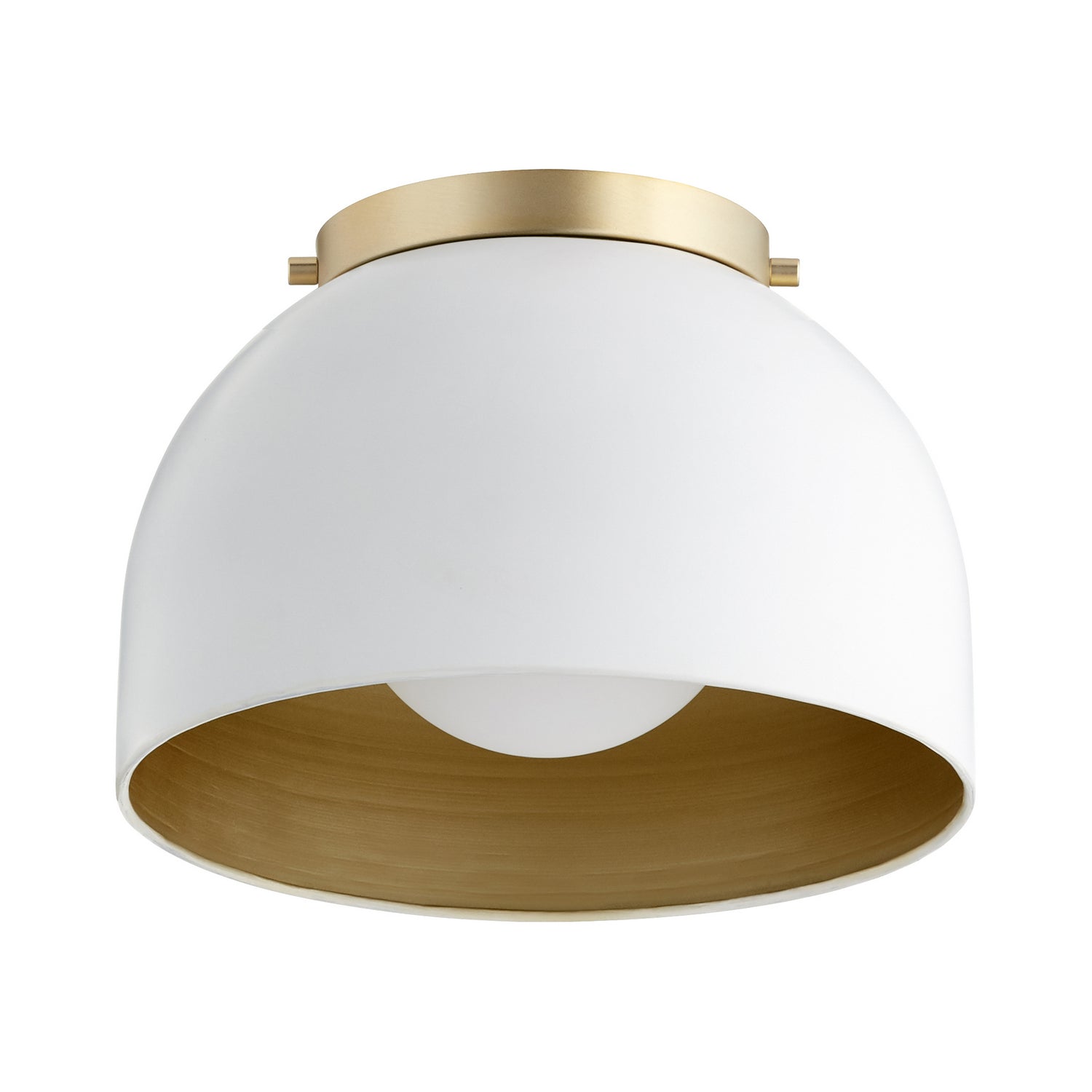 Quorum - 3004-11-8 - One Light Ceiling Mount - 3004 Ceiling Mounts - Studio White
