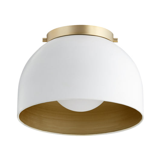 Quorum - 3004-11-8 - One Light Ceiling Mount - 3004 Ceiling Mounts - Studio White