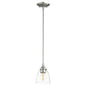 Quorum - 3059-265 - One Light Pendant - Enclave - Satin Nickel w/ Clear/Seeded