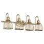 Quorum - 5212-4-80 - Four Light Vanity - Omni - Aged Brass