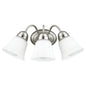 Quorum - 5404-3-65 - Three Light Wall Mount - 5404 Lighting Series - Satin Nickel
