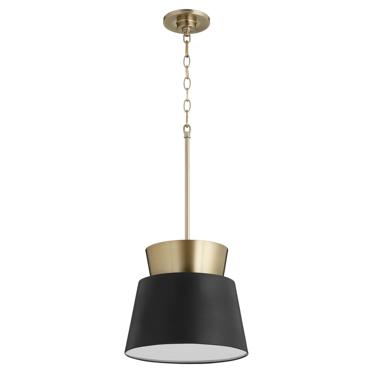 Quorum - 8006-6980 - One Light Pendant - Trapezoids Pendants - Textured Black