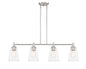 Designers Fountain - 95738-SP - Four Light Island Pendant - Westin - Satin Platinum