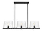 Designers Fountain - 95838-MB - Three Light Island Pendant - Matteson - Matte Black