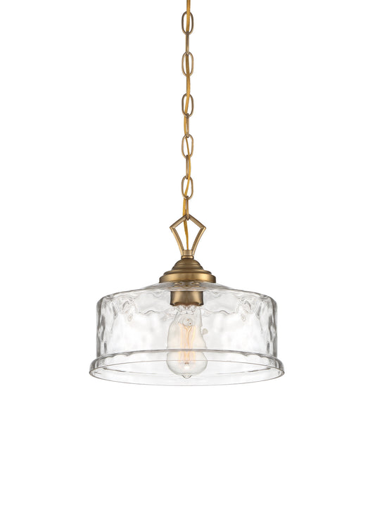 Designers Fountain - 96332-BG - One Light Pendant - Drake - Brushed Gold